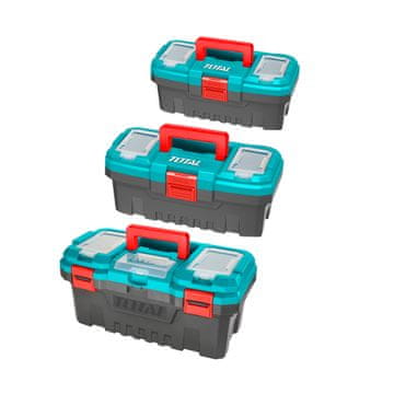 Total One-Stop Tools 3-delni set plastičnih škatel za orodje 14", 17", 20" (TPBXK0031)