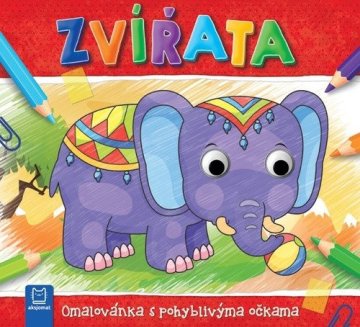 Živali - pobarvanka s premikajočimi se očmi