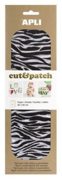 Apli Papir Cut&amp;Patch 30 x 50 cm - Zebra 3 kosi