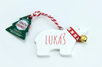 Božična dekoracija polarni medved LUKAS