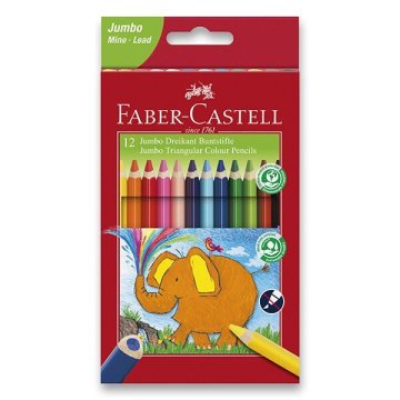 Faber-Castell Pastelke Extra Jumbo - 12 barv