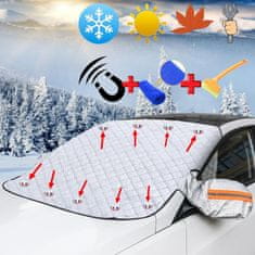JOIRIDE® Magnetna prevleka za vetrobransko steklo proti snegu | FROSTCOVER
