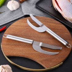HOME & MARKER® Odstranjevalec ribjih lusk iz nerjavnega jekla | FISHBLADE