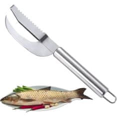 HOME & MARKER® Odstranjevalec ribjih lusk iz nerjavnega jekla | FISHBLADE