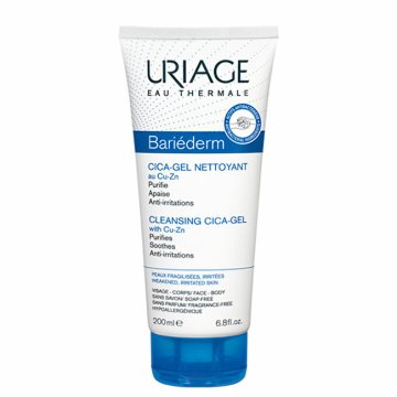 Uriage Bariederm Pomirjujoč gel za čiščenje (Cleansing Cica-Gel) 200 ml