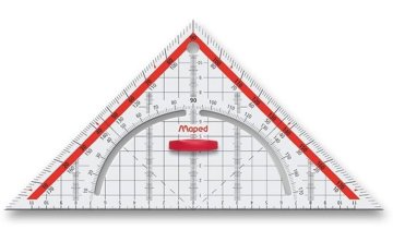 Maped - Trikotnik Technic 26 cm s kotomerom