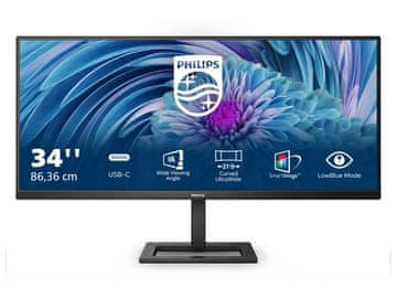 Philips 346E2LAE 34" VA WQHD 100Hz USB-C monitor
