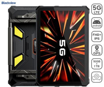 Blackview ACTIVE 12 PRO robusten tablični računalnik / projektor, 28 (11), WIFI 6E, črn