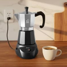 Forever Moka Pots Električna kafetiera Prestige / za 3 - 6 skodelic / aluminij, inox, pvc