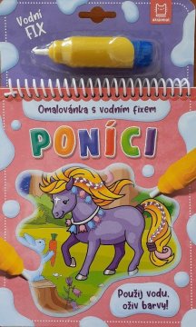 Poniji - Barvanje z vodnim markerjem