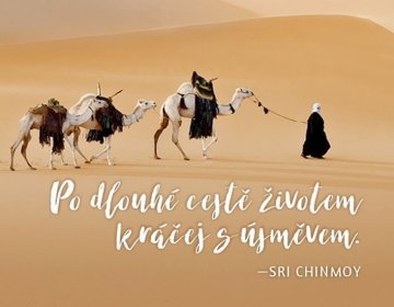 Magnet za hladilnik - Po dolgi poti življenja hodite z nasmehom.