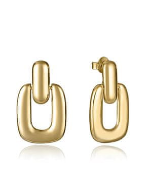 Viceroy Minimalistični pozlačeni uhani 2317E100-00