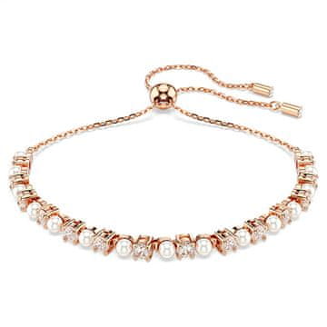 Swarovski Čudovita zapestnica s cirkoni in kristalnimi perlicami Matrix 5729506