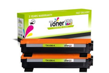 Toner123 Komplet Brother TN-1090 / HL-1222WE, HL-1223WE, DCP-1622WE, DCP-1623WE kompatibilna tonerja (2) - 2 x črna