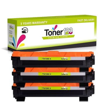 Toner123 Komplet Brother TN-1090 / HL-1222WE, HL-1223WE, DCP-1622WE, DCP-1623WE kompatibilni tonerji (3) - 3 x črna