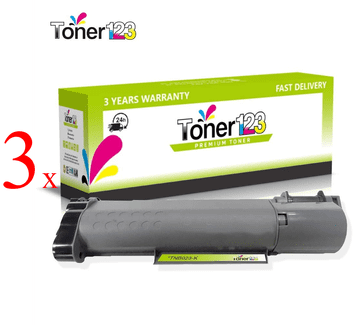 Toner123 Komplet Brother TN-B023 / HL B2080, B2180, DCP B7520, DCP B7500, MFC B7715 kompatibilni tonerji (3) - 3 × črna