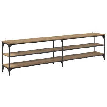 Vidaxl TV omarica Umetni hrast 200 x 30 x 50 cm