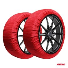 AMIO Tekstilne snežne verige 3D L 2 kosa