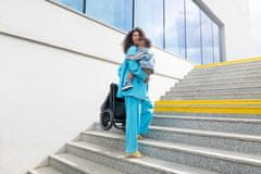 Kinderkraft NEA, otroški voziček, 2v1, ash pink, KSNEA000PNK2000