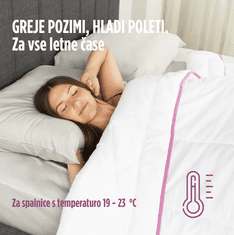 Vitapur 4-delni set vzglavnikov in odej Vitapur Lavender Provence - 140x200 cm