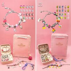 shumee KOMPLET ZA IZDELAVO ZAPESTNIC IN OGRLIC KREATIVNA DARILNA ŠKATLA USTVARJANJA