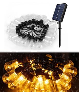 shumee GERLAND SONČNE VRTNE LUČI 10 LED 3M DEKORATIVNIH ŽARNIC