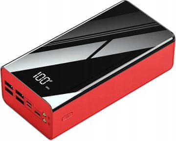 shumee ZMOGLJIVA POWERBANK PRAVA 50000 mAh USB Lightning Type-C Micro svetilka