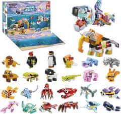 shumee Adventni koledar za otroke, gradniki, živali kot darilo