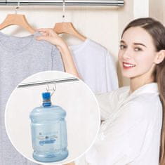 shumee Teleskopska palica za tuš za omaro z zavesami, nastavljiva 67-120