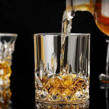 shumee LUXITO Javell kristalni kozarci za viski 300 ml komplet 6 kosov
