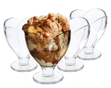 shumee LUXITO skodelice za sladico v obliki cvetličnega sladoleda 270 ml 6 kosov