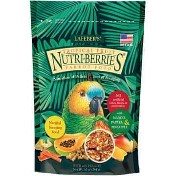shumee Nutri-Berries Tropsko sadje za srednje velike papige 284 g
