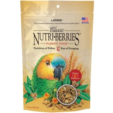 shumee Nutri-Berries Classic za srednje velike in velike papige 284 g