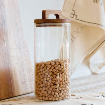 shumee Posoda CARLOS velika z ročajem iz akacijevega lesa 1,2 l 892542