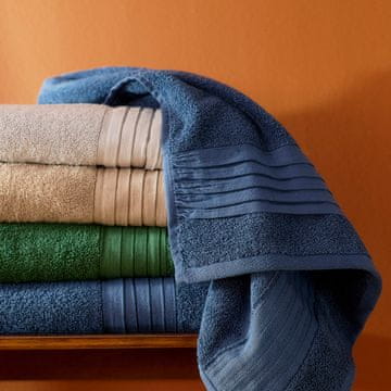 shumee Brisača MERIDE Bombažno modra 50x90 cm 862538