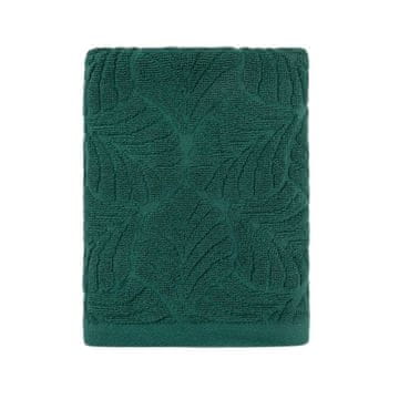 shumee Brisača ESTRELLA Bombažno zelena z listi 50x90 cm 896953