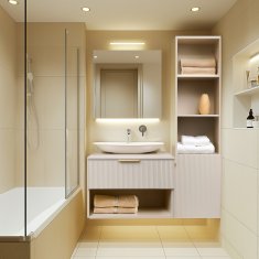 shumee Omarica NAVADO x CERSANIT pod umivalnikom 80 kašmir 45x80x57 cm 149842