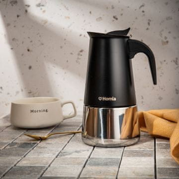 shumee Aparat za kavo ASTAR MOKKA v obliki vrča, črne barve 6 skodelic 897059