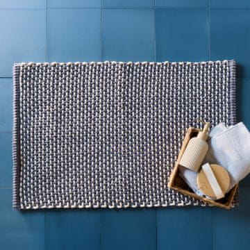 shumee Kopalniška preproga JAMIE Sivo-bež 50x80 cm 864327