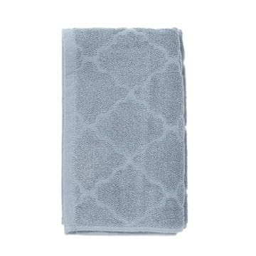 shumee Brisača SAMINE Bombažno modra z maroško deteljo 50x90 cm 838281