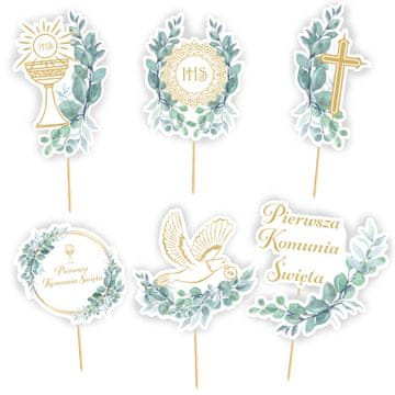 Toppers Pikers Communion Boho Mix KOŁO 6 kosov.