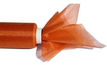 Dekorativna organza 16 cm 1 rola zlata bakrena