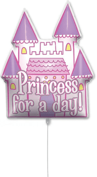 Procos Folija balon Princeskin grad + utež 96 cm