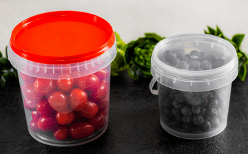 Plastično vedro s pokrovom 1200 ml 1 kos.