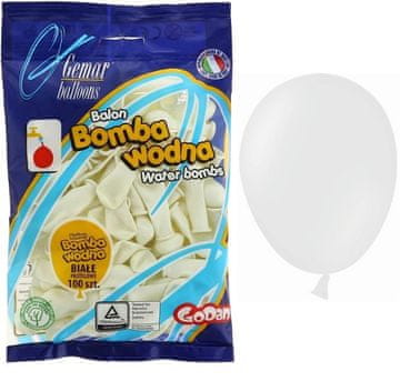 Gemar Baloni vodne bombe, beli, 100 kosov.
