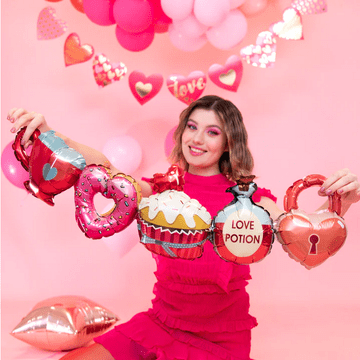 PartyPal Girlanda iz folijskih balonov SWEET LOVE 101x27cm