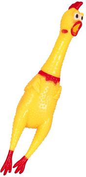 éS Gumijasta grizala za piščance, ki škripajo, 38 cm