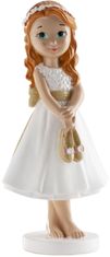 Dekora Figurica obhajilne torte Bosonogo dekle 13 cm