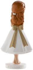 Dekora Figurica obhajilne torte Bosonogo dekle 13 cm