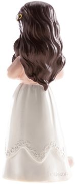 Dekora Figurica deklice za obhajilno torto 15,6 cm